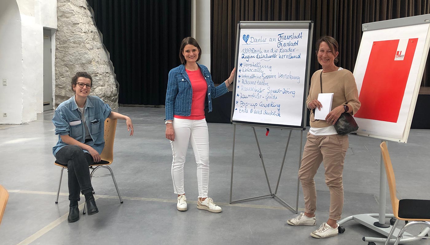 Workshops zur kooperativen Nutzung von Räumen